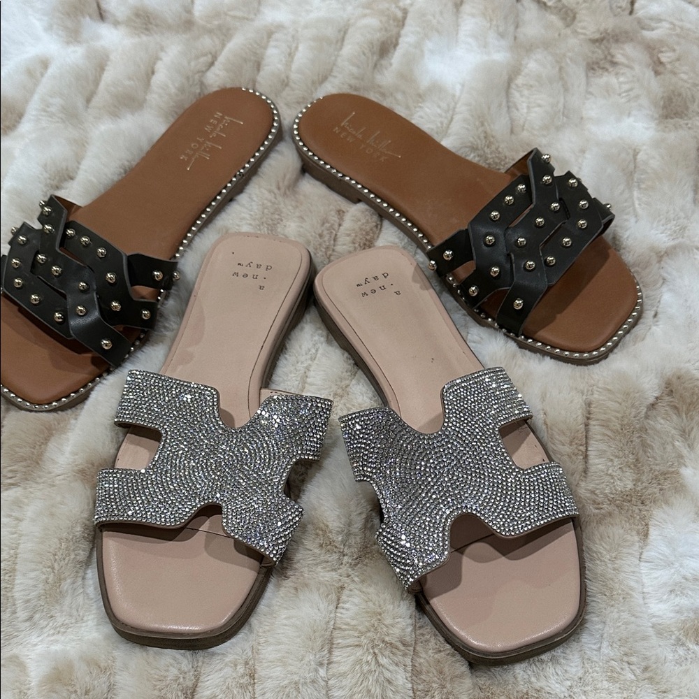 two pair of sandals